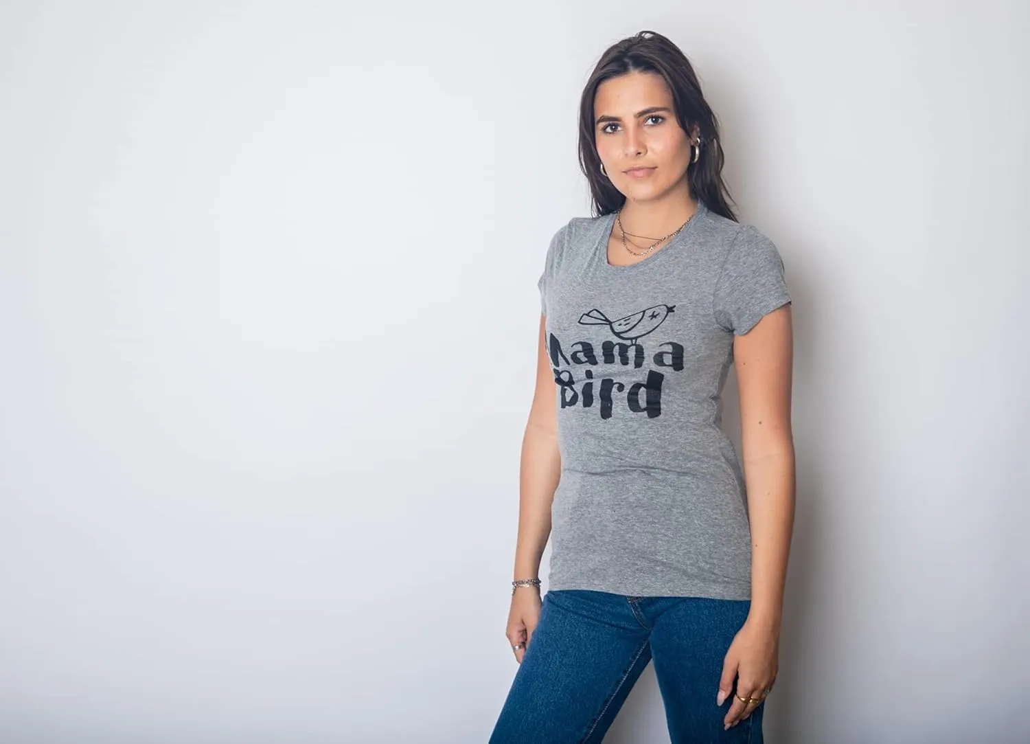 Womens Mama Duck T Shirt Cute Bird mom Gift for Pet Owner or Lover